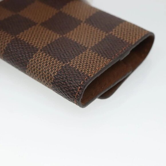 LOUIS VUITTON Damier Ebene Cuff Case LV Auth 125074 - Picture 5 of 16